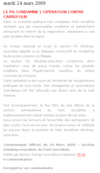 PsCondamneOperationContreCarrefour