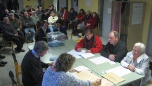 Dépouillement pratiqué dans la commune d'Olloix