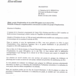 courrier maire